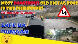 Most Dangerous old Zigzag Road in the Philippines | Bitukang manok road | Manong Technik motovlog