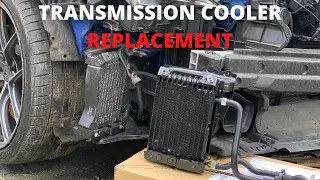 How To Lexus RCF Transmission Oil Cooler Replacement & Front Bumper Removal