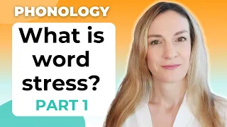 Word Stress - Part 1 | English Pronunciation  - What is word stress?