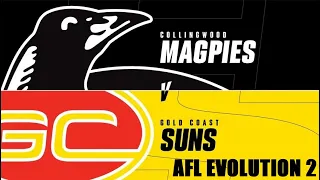KICK AFTER THE SIREN!!! - AFL Evolution 2: Gold Coast Vs. Collingwood (EPIC Final Two Minutes)