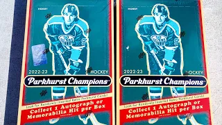 2022-23 Parkhurst Champions Hobby Box Break x2