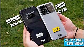 NOTHING PHONE (2A) vs POCO X6 PRO 5G 📱 ¿EL MEJOR GAMA MEDIA de 2024? | COMPARATIVA