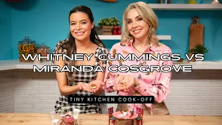 Whitney Cummings vs. Miranda Cosgrove | Tiny Spaghetti & Meatballs Showdown