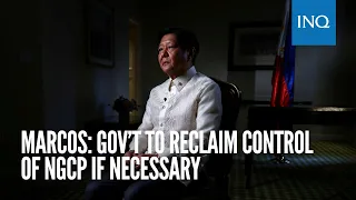 Marcos: Gov’t to reclaim control of NGCP if necessary | INQToday
