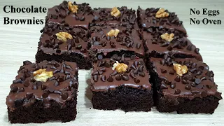 Chocolate Brownies - Without Eggs & Without Oven