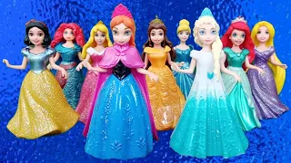 Disney princesses Elsa, Anna, Ariel, Rapunzel, Snow White, Belle | American Girl Doll Transformation