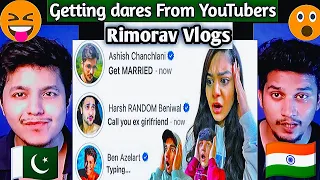 Pakistani reacts to Rimorav Vlogs | LETTING YOUTUBERS CHOOSE A DARE FOR MY BROTHER & SISTER |