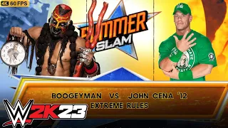 WWE 2k23 John Cena VS BoogeyMan.