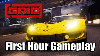 GRID (2019) First Hour of XBOX ONE X Gameplay (No Commentary)