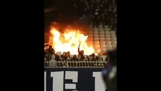 Dinamo Zagreb (BBB) at Hajduk Split stadium