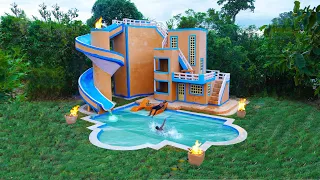 [Full Video]Build Creative Roundabout Water Slide Park & Swimming Pool & Resort House