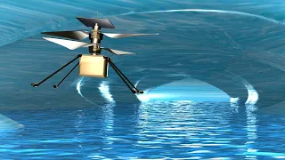 Ingenuity helicopter discovers an underground lake on Mars - animation