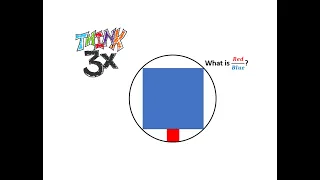 Geometry! What is the ratio of areas between the red square and blue square??