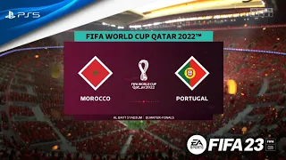 Fifa 23 | Morocco Vs Portugal | Qatar World Cup | Match Gameplay | PS5