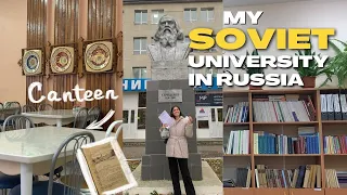 my ussr looking university in Russia | a day in my life