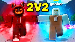 DESTROYING Players in 2v2 RANKED with STUD in ROBLOX The Strongest Battlegrounds...