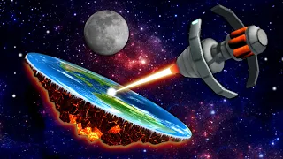 How Much Damage Could A Flat Earth Take? - Solar Smash