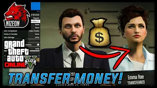 HOW TO TRANSFER MONEY TO ANOTHER CHARACTER IN GTA 5 ONLINE