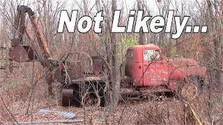 Forgotten 1950s GMC Truck Backhoe Thing - Will it Ever Run Again?