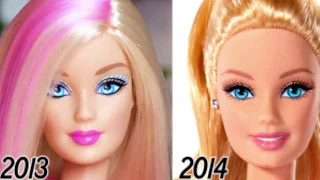Evolution Of Barbie’s Face Since 1959