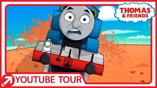 Thomas Runs into Trouble in the Monument Valley | YouTube World Tour | Thomas & Friends