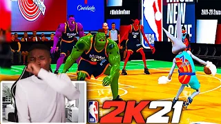 SPACE JAM 2 A NEW LEGACY NBA 2K21 LOONEY TUNES VS MONSTARS IN NEXT-GEN NBA BUBBLE!!