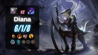 Diana Jungle vs Kha'Zix - EUW LoL Challenger 13.3