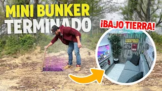 ¡CONSTRUYO UN MINI BÚNKER A MANO DE LUJO!