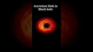 Black hole in hindi (part 2)/Accretion disk &Event horizon//The Observable Universe//#shorts