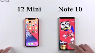 iPhone 12 Mini vs Note 10 : Speed Test + Size Comparison + Ram management