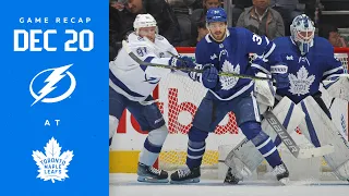 RECAP: Lightning @ Maple Leafs 12/20/22 | Oof.