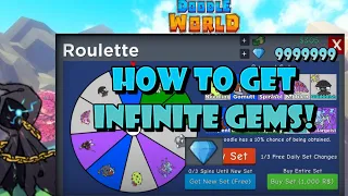 How To Get INFINITE GEMS 💎 For **FREE** In Doodle World (Trick)! 😱