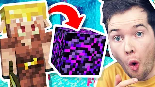 I Traded for a SECRET BLOCK in Minecraft Hardcore!