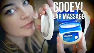 ASMR 30 min Gooey Vaseline Ear Massage!   Binaural Lotion and Oil Sounds