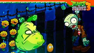 🌻 ХАРДКОРНАЯ НОЧНАЯ КРЫША 138-147 УРОВНИ 🧟 Plants vs Zombies 3 (Растения Против Зомби 3) Прохождение