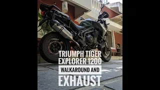 Triumph Tiger 1200 w/ Arrow Exhaust Walkaround & Sound