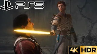 Star Wars jedi survivor Cal Kestis vs Bode Final Boss (4k 60fps) No Commentary