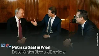 Putin zu Gast in Wien: Die schönsten Bilder und Eindrücke