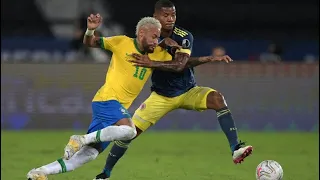 Обзор матча Бразилия - Колумбия - 2:1. Copa America-2021
