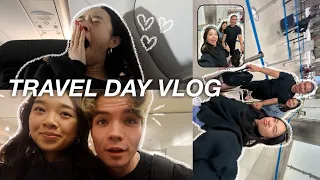 TRAVEL DAY: going back home + resetting before a new week! Vlogmas Day 12