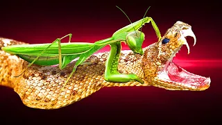 That's Why Snakes Are Afraid of Mantises | Insect vs Reptile