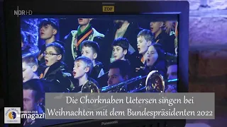 Die Chorknaben Uetersen singen bei Weihnachten mit dem Bundespräsidenten 2022