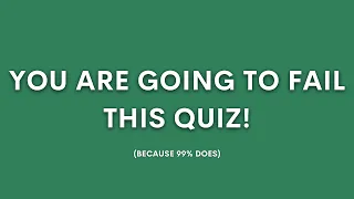 Hard General Knowledge Quiz | Try If You Dare!