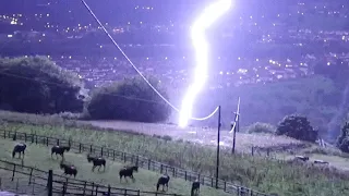 5 Dangerous Lightning Strikes Caught On Camera