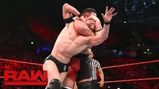 Finn Bálor vs. Samoa Joe: Raw, Nov. 6, 2017
