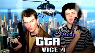 GTA Vice 4 - Grand Theft Auto 4 vs Vice City (Live Action Parody) | 2010 Reupload