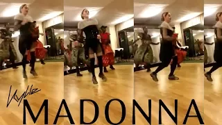 Madonna dancing on Kylie Minogue - Can't Get You Out Of My Head (2016)