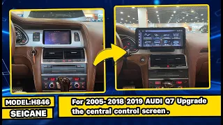 Upgrade AUDI Q7 2005- 2017 2018 2019 with 12.3 inch HD Touchscreen |Support Carplay & Android-auto