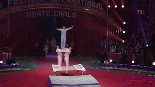 Monte-Carlo. «Wedding», acrobats on the track with a trampoline led by Vladimir Efimov