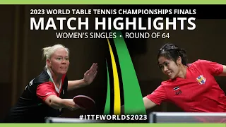 Suthasini Sawettabut vs Georgina Pota | WS R64 | 2023 ITTF World Table Tennis Championships Finals